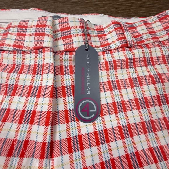 Peter Millar Women's Bermuda Golf Shorts, Wicking,Plaid, Sz 10 NWT Performance - Picture 3 of 13